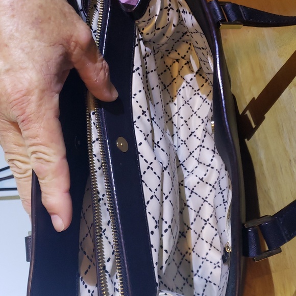 Kate Spade New York Black Satchel Made In Vietnam Saffiano Leather - Picture 8 of 15